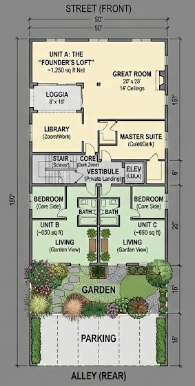 Main Street Historic site plan