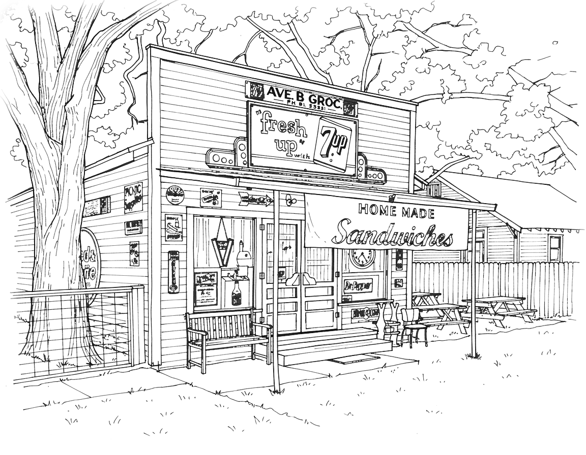 Austin's oldest grocery, Hyde Park