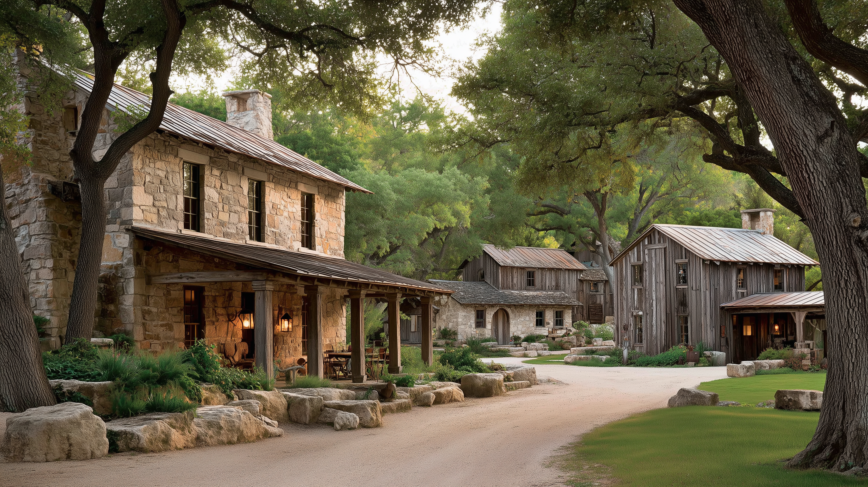 Farmhouse Compound rendering